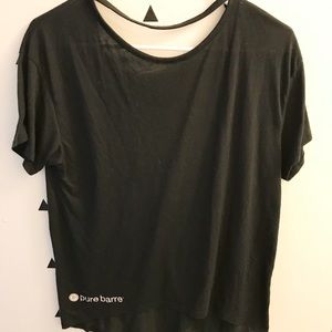 Pure Barre scoop neck t-shirt